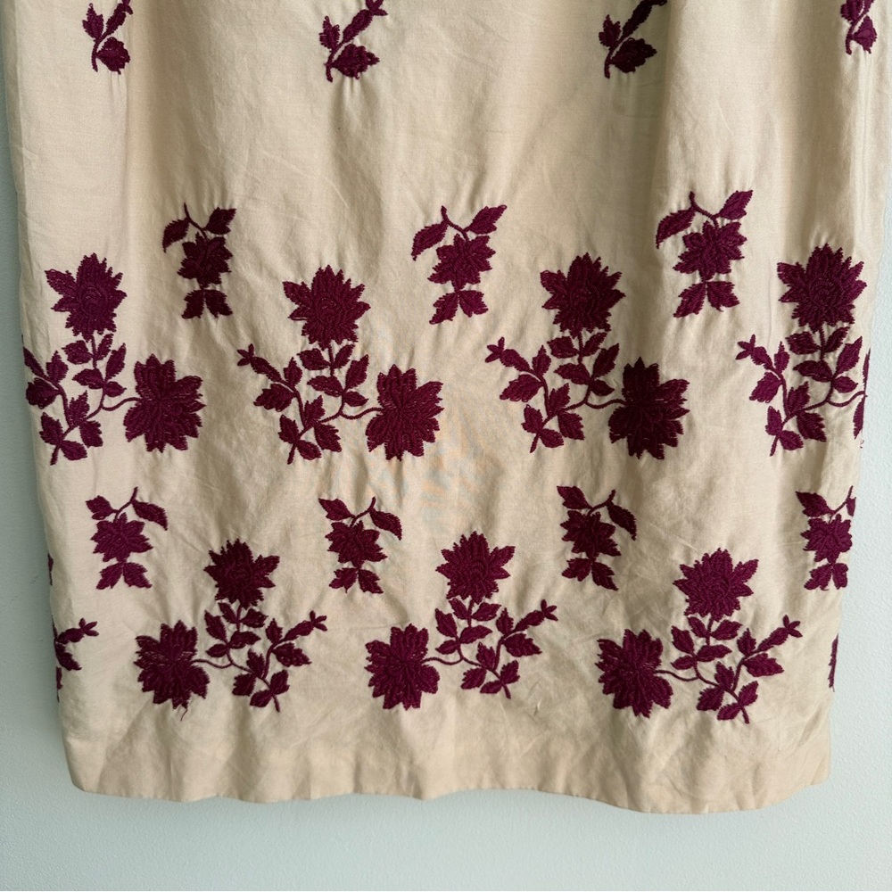 Tocca Wide Strap Embroidered Mini Dress 6 - Picture 4 of 6